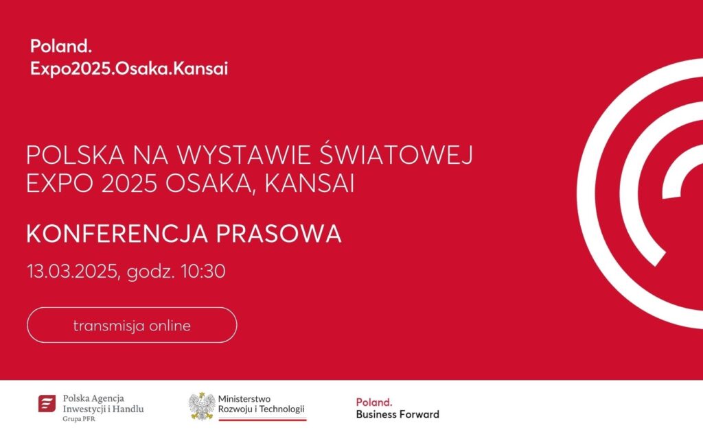 polska na WYSTAWIE SWIATOWEJ Expo 2025 Osaka Kansai KONFERENCJA PRASOWA 1